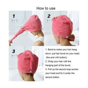 New Without Tags Microfiber Hair‎ Towel Wrap